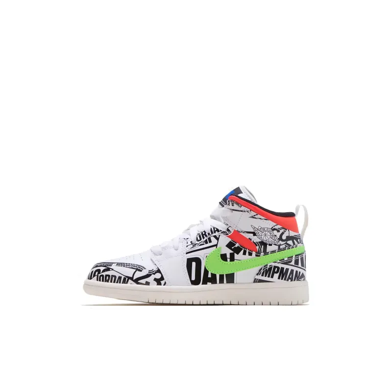 Jordan 1 Mid PS All Over Logos-0