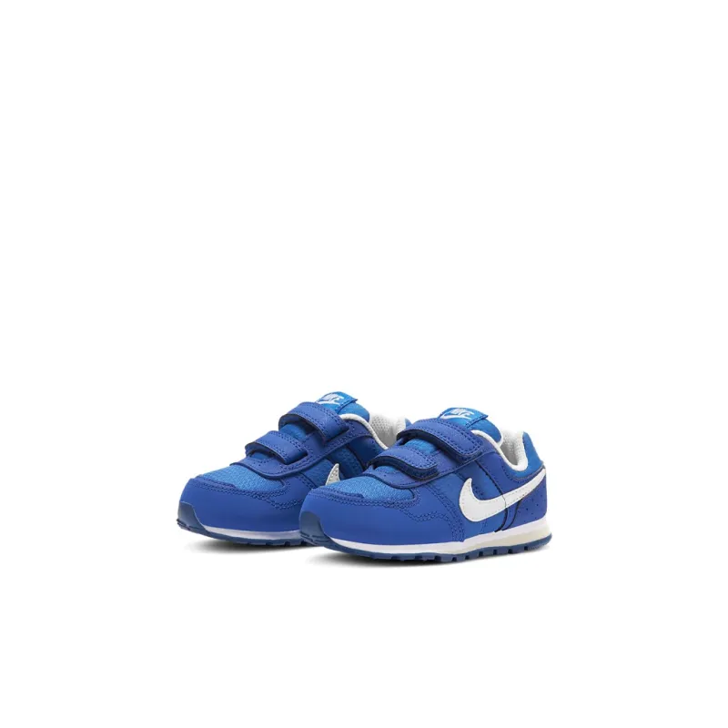 Nike MD Runner Anti Slip Wear Resistant Low Top Running Shoes Blue White Infant And Toddler-2