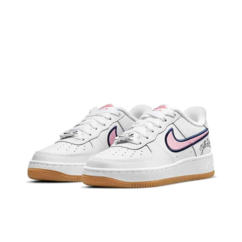 Nike Air Force 1 Low LV8 Just Do It White Pink Glaze GS-2