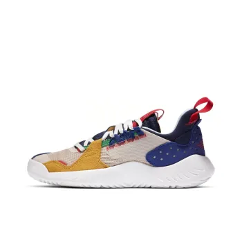 Jordan Delta Cushioning Slip Resistant Low Top Kids Lifestyle Shoes Multicolor Teenagers