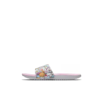Nike Kawa Slip Resistant Kids' Slippers White Pink Kids'