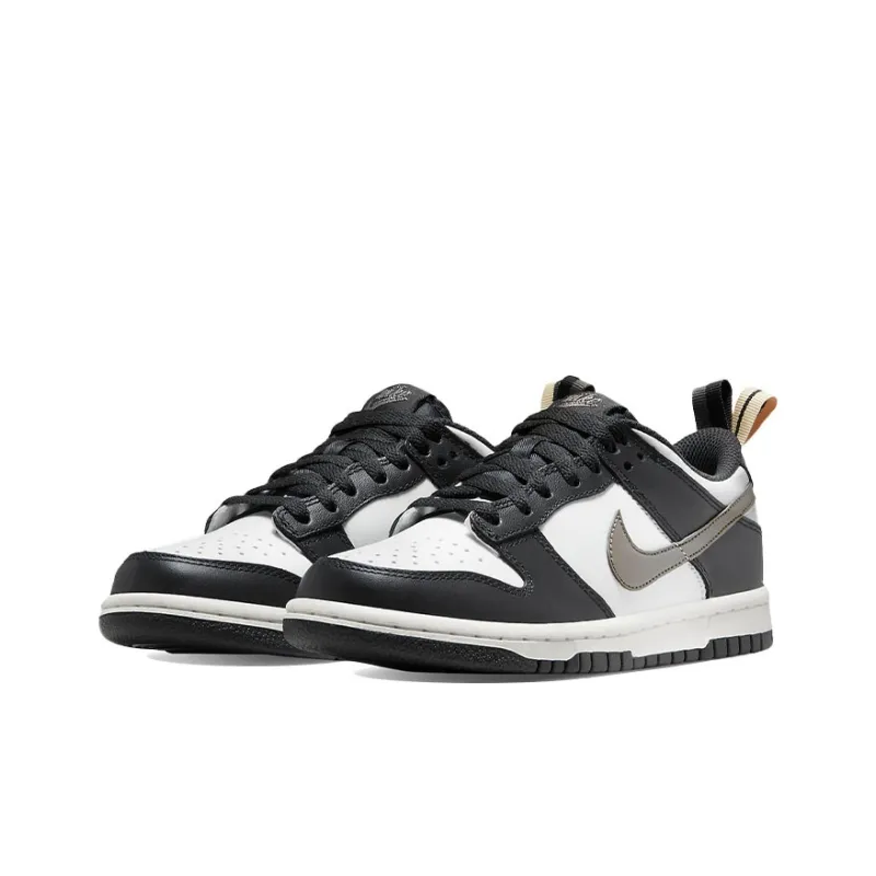 Nike Dunk Low Black White Metallic GS-2