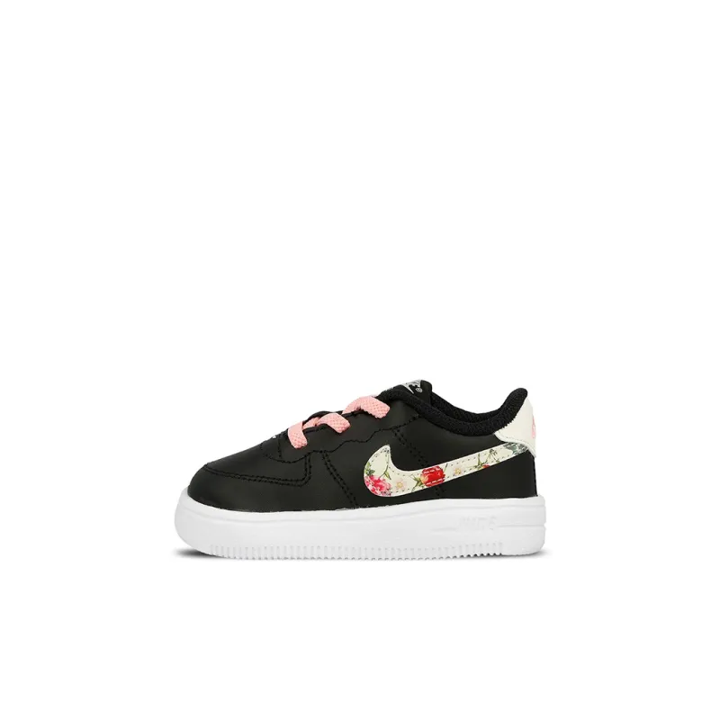 Nike Air Force 1 '18 Vintage Floral Low Top Skateboard Shoes Black Infant And Toddler-0