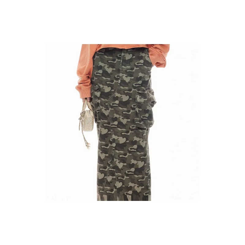 D'zzit Casual Short Skirts Women's Dark Green-4