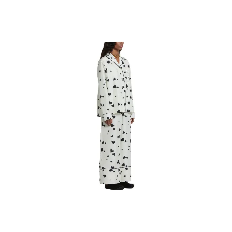 MARNI Bunch Of Hearts Silk Pajama Shirt-2