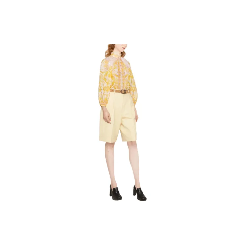 Zimmermann Shirt Women's White Yellow-1