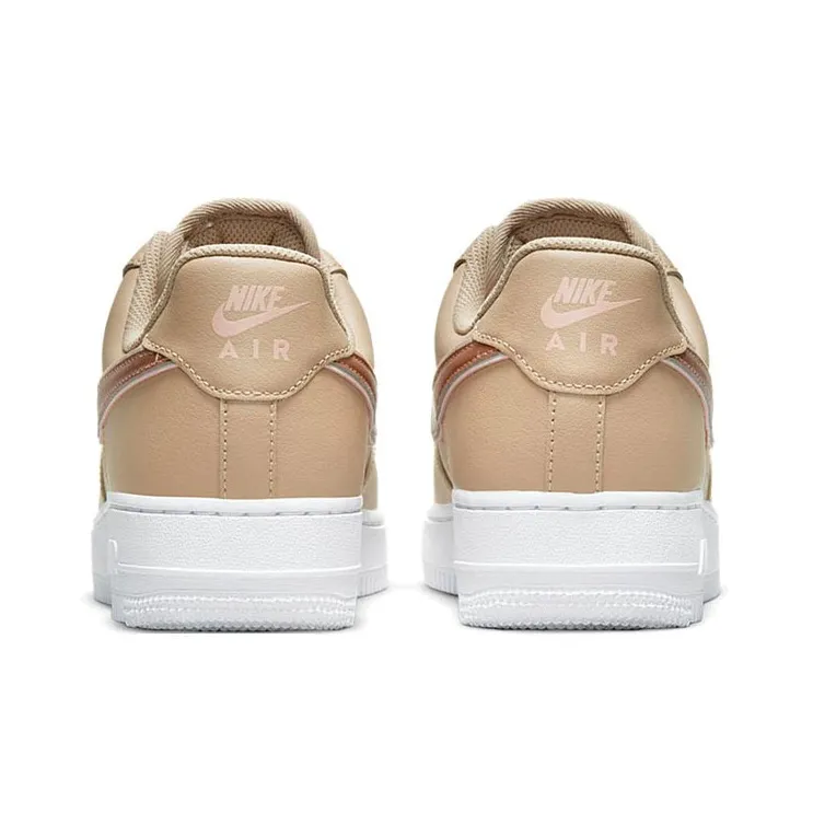 Nike Air Force 1 '07 Tan Metallic Rose Gold Women's-4