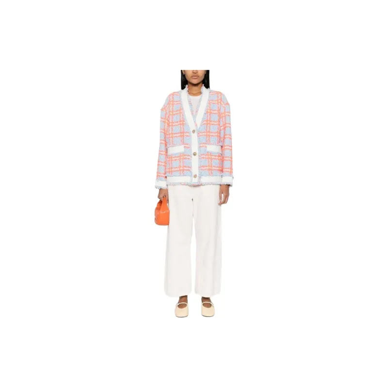 ESSENTIEL ANTWERP Folivia Checked Tweed Jacket-1
