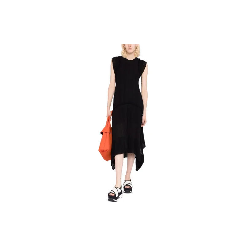 Stella McCartney Sleeveless Dresses Women's Black-1