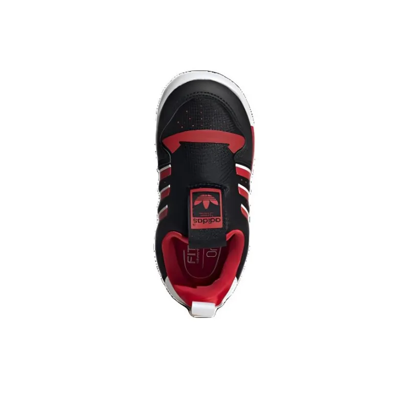Adidas Originals Rivalry Low-Top Toddler Shoes Black Red Infant And Toddler-4