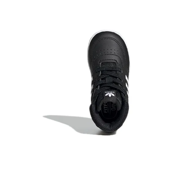 Adidas Originals 360 I Abrasion Resistant Mid Top Toddler Shoes Black White Infant And Toddler-4