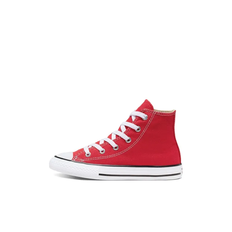 Converse Chuck Taylor All Star Anti Slip Wear Resistant High Top Kids Canvas Shoes Red Children Aged 3 7 Years Old-0