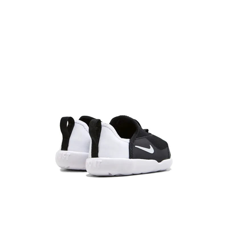 Nike Lil' Swoosh Low Top Sports Casual Shoes Black White Infant And Toddler-3