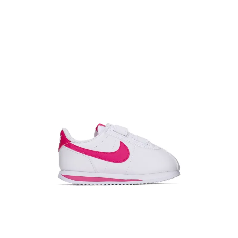 Nike Basic SL Slip-Resistant Cushioning Wear-Resistant Low-Top Running Shoes Pink White Infant And Toddler-5