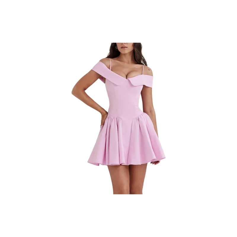 HOUSE OF CB ELIDA Slip Dress Women's COTTON CANDY/Cotton Candy-2