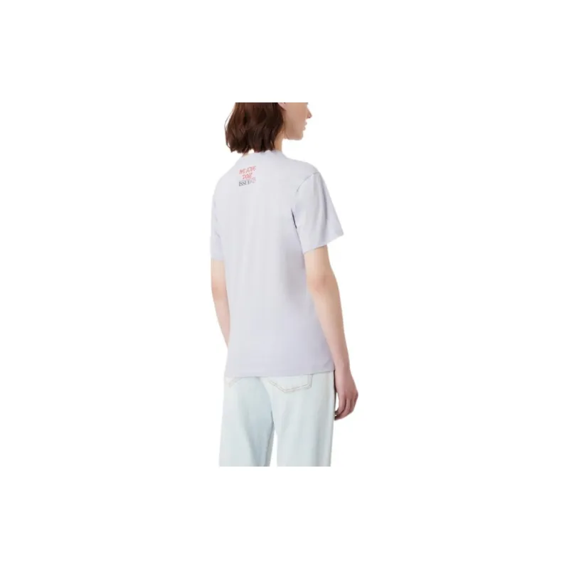 EMPORIO ARMANI SS23 T Shirt Women's Light Purple-3