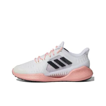 Adidas Climacool 2.0 Low Top Kids' Running Shoes Gray Pink Teenagers