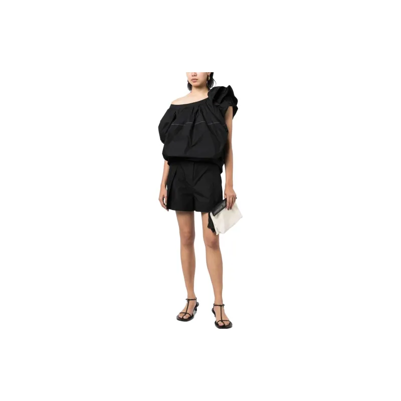 3.1 Phillip Lim Pleat detail Belted Shorts-1