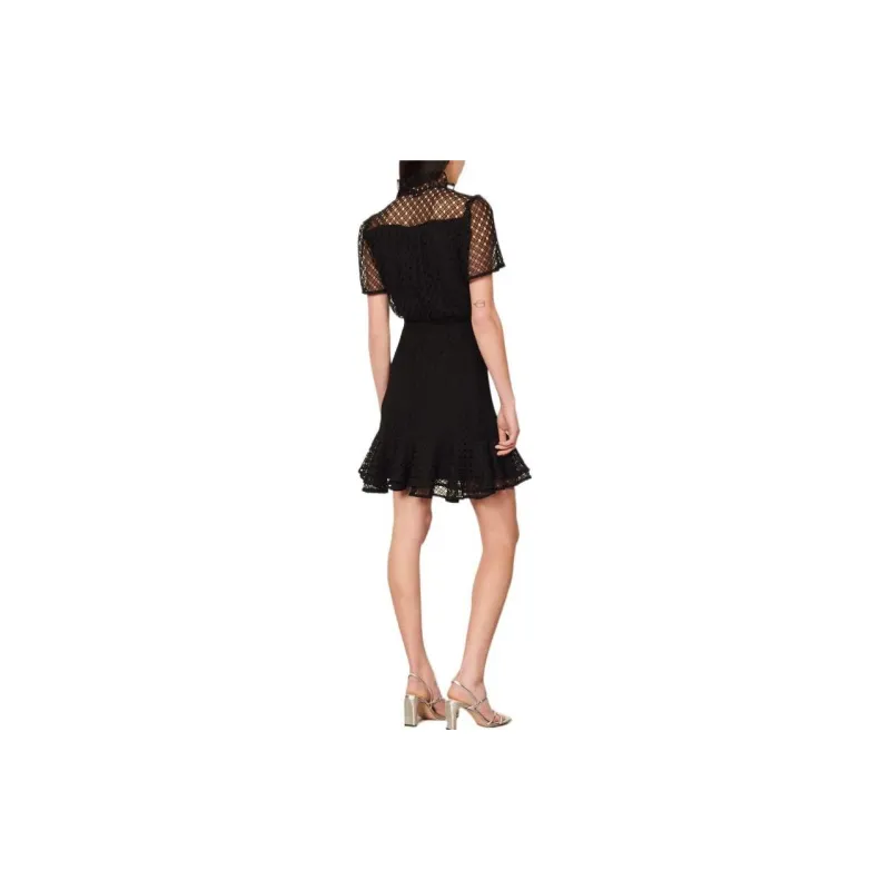 Sandro Short Sleeved Dresses Women's Black-2