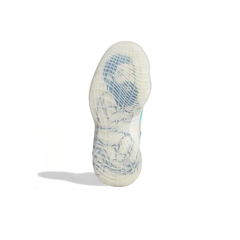 Adidas Harden Vol.5 Abrasion Resistant Low Top Children's Basketball Shoes White Green Red Teenagers-5
