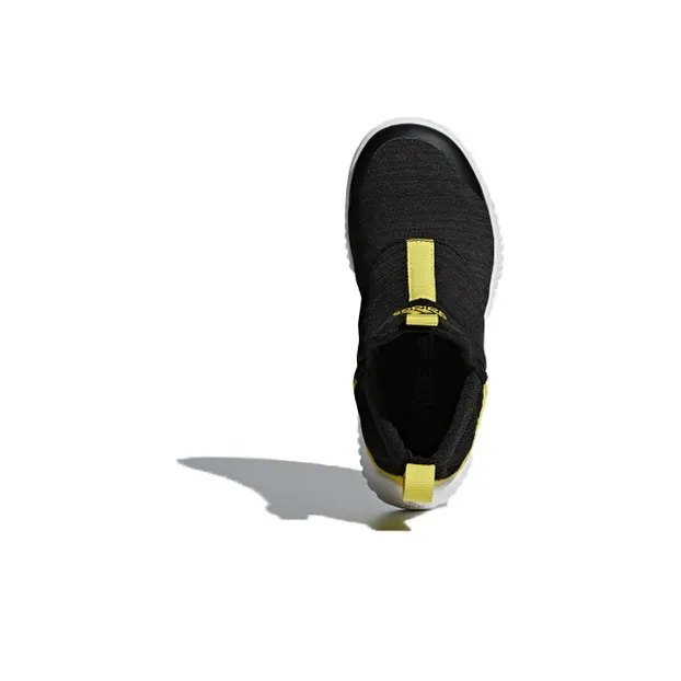 Adidas Rapidazen C Slip-Resistant Breathable Low-Top Kids' Running Shoes Black Yellow White Children Aged 3-7 Years Old-4