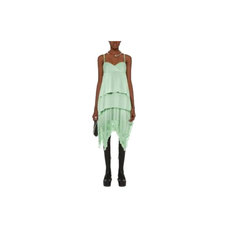Givenchy Slip Dresses Women's Green-1