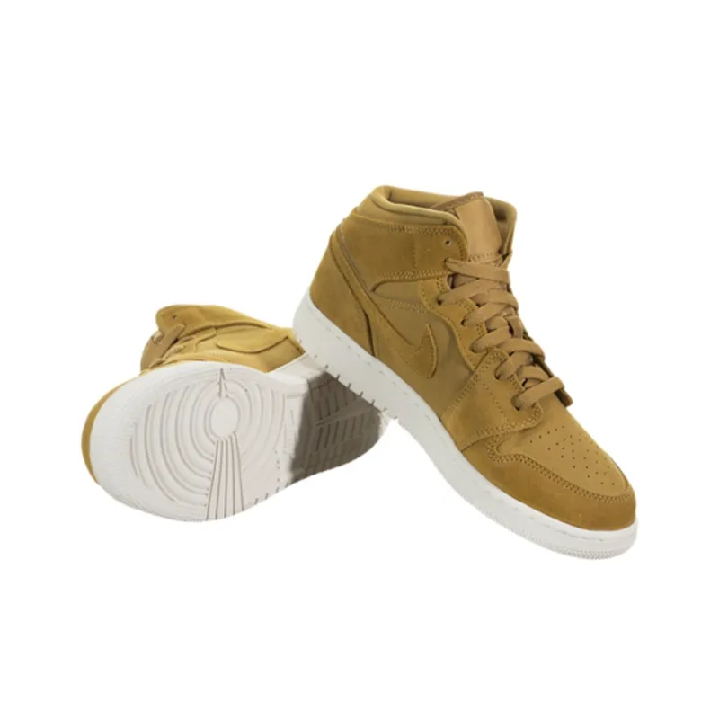 Jordan 1 Retro Mid GS Golden Harvest-4