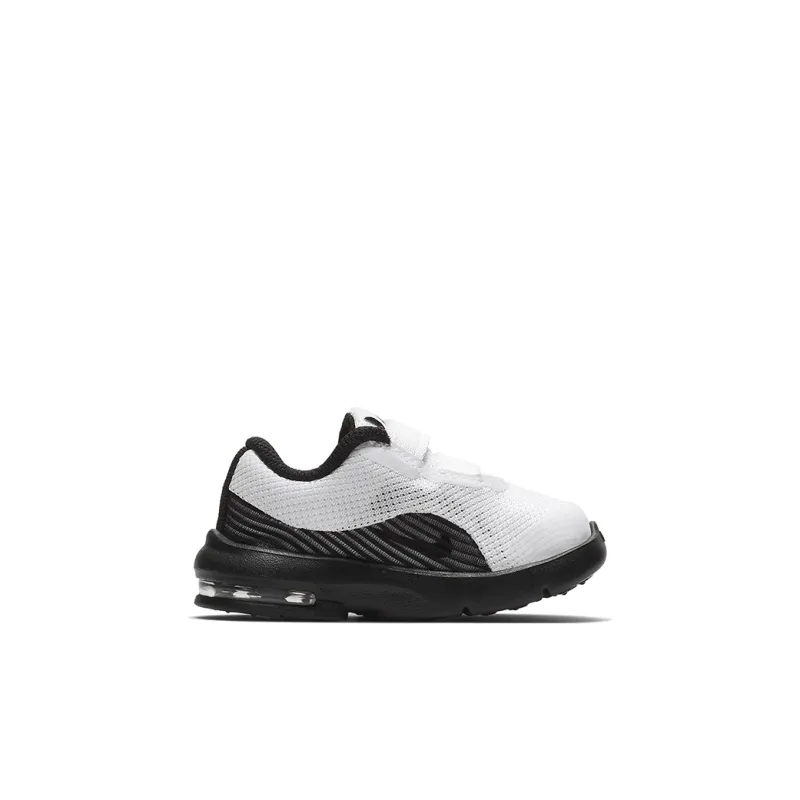 Nike Air Max Advantage 2 Slip Resistant Shock Absorbers Low Top Running Shoes White Black Infant And Toddler-1