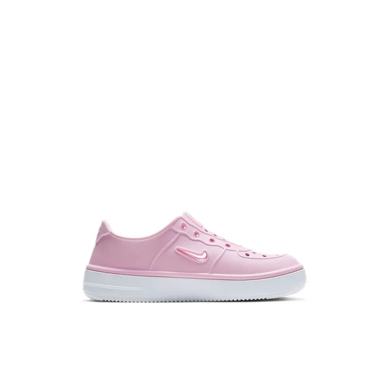 Nike Air Force 1 Low Top Kids' Skateboarding Shoes White Pink Children Aged 3 7 Years Old-1