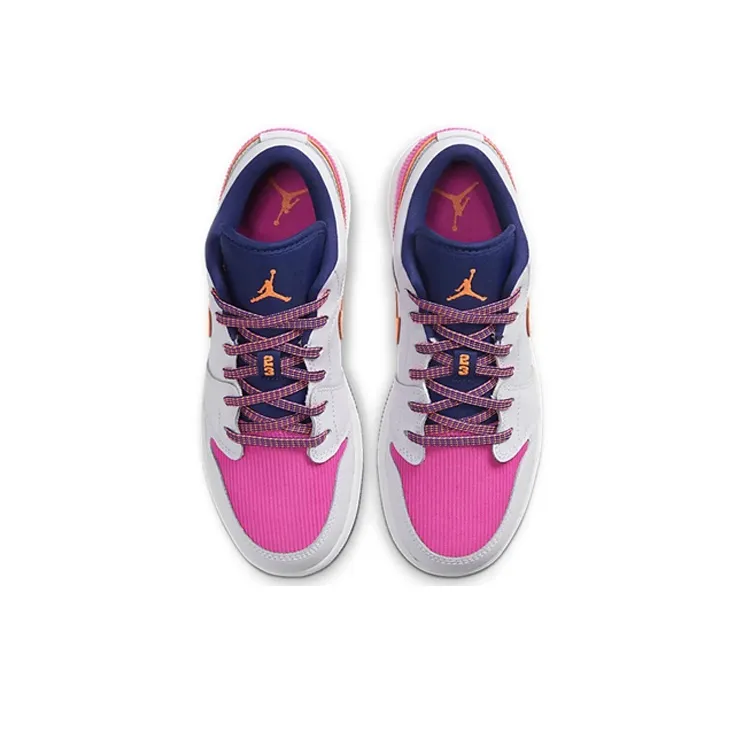 Jordan 1 Low GS Fire Pink Hyper Crimson-3