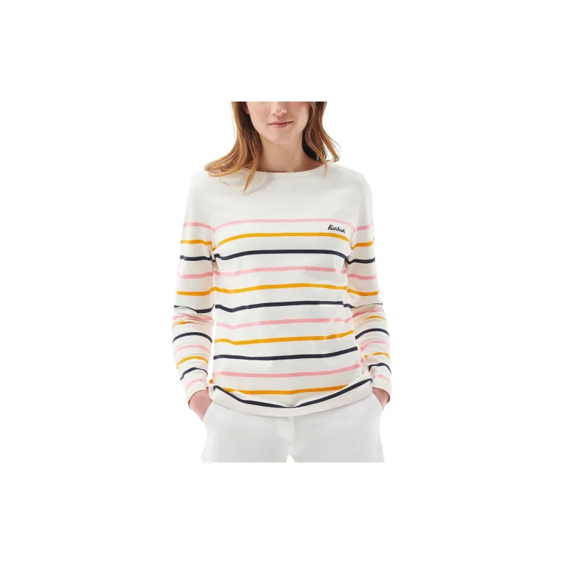BARBOUR Barbour Hawkins Top Knitwear Women's White-1