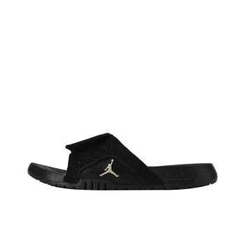 Air Jordan Hydro 12 Slide Black Metallic Gold GS