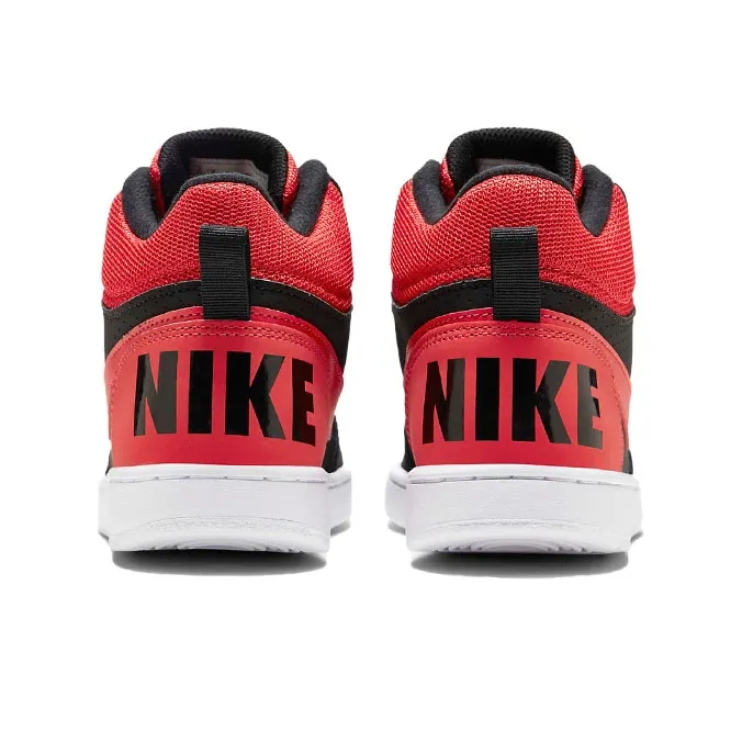Nike Court Borough Mid Sneakers Black/Red GS-4