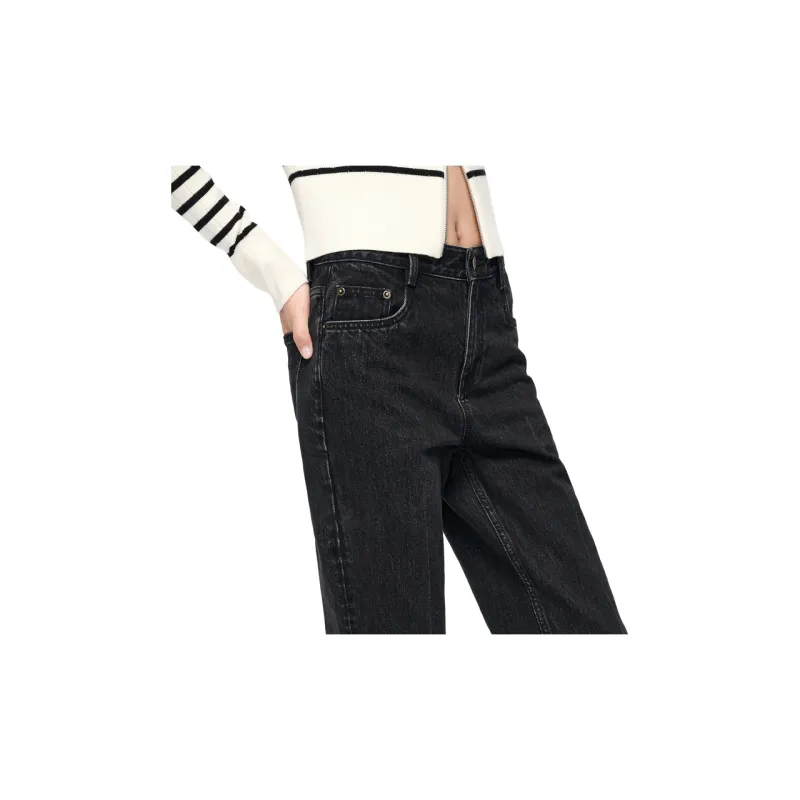 MO&CO Jeans Women's Denim Black-5