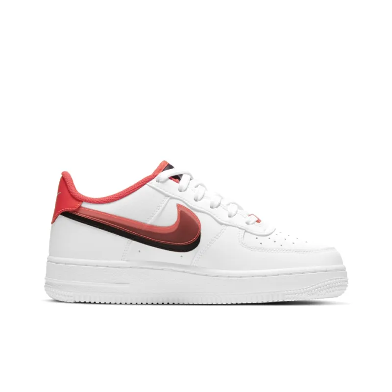 Nike Air Force 1 LV8 Double Swoosh Bright Crimson GS-1