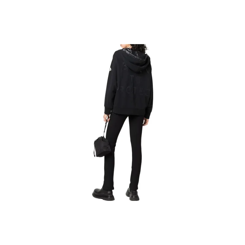 Moncler Sweatshirts Women's Black-2