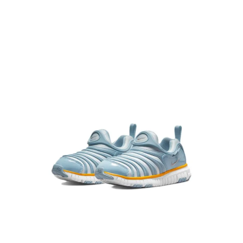 Nike Dynamo Free Slip-Resistant Cushioning Wear-Resistant Sports Casual Shoes Blue Children Aged 3-7 Years Old-2