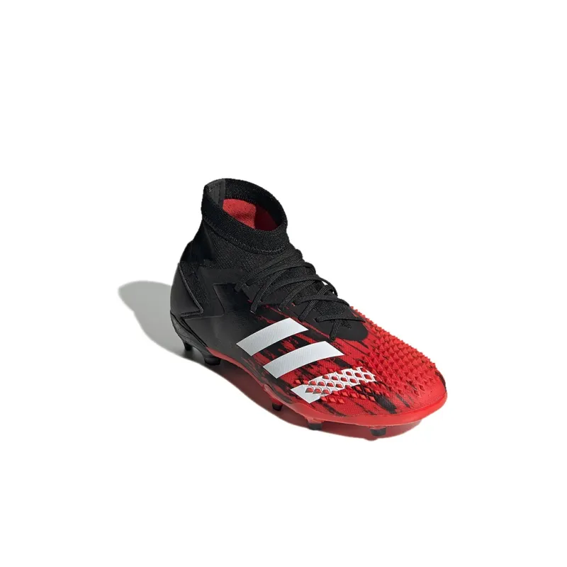Adidas Predator Mutator 20.1 Non slip Lightweight Low Top Soccer Shoes Black Red Kids'-2