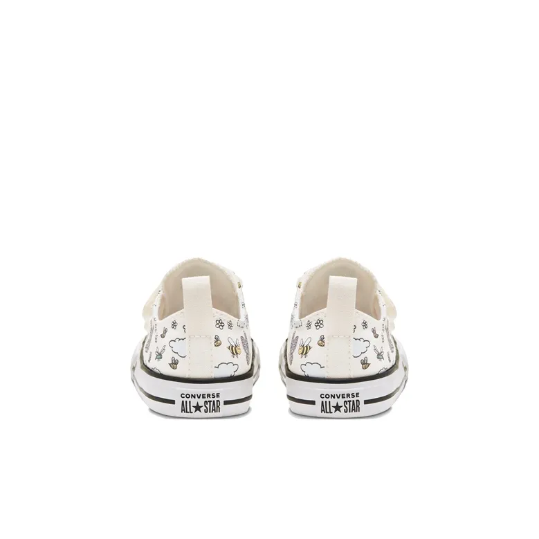 Converse Chuck Taylor All Star Camp Easy-On Slip-Resistant Low-Top Toddler Shoes White Infant And Toddler-3