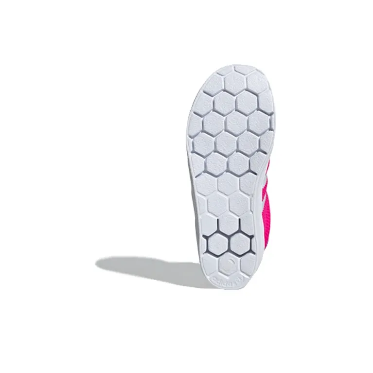 Adidas Originals 360 C Abrasion Resistant Low Top Skateboard Shoes Pink Gray White Children Aged 3 7 Years Old-4