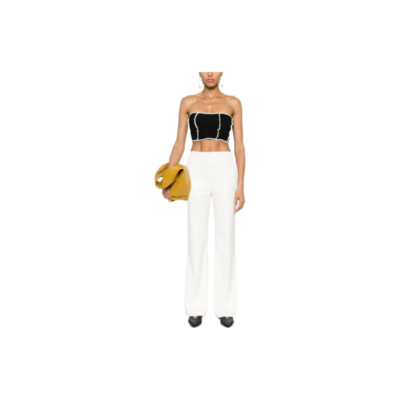 NANUSHKA Manola Straight leg Trousers-1