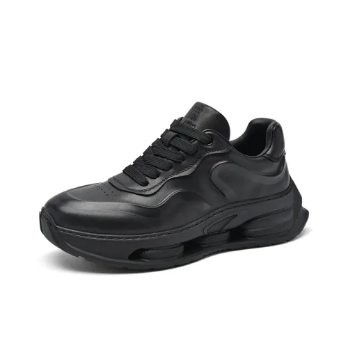 BASIC HOUSE Casual Shoes Men Low-Top Black