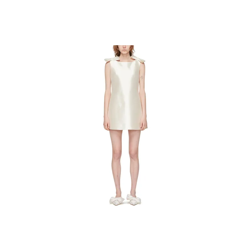 KIMHEKIM MONROE MINI DRESS Sleeveless Dress Women's WHITE/White-3