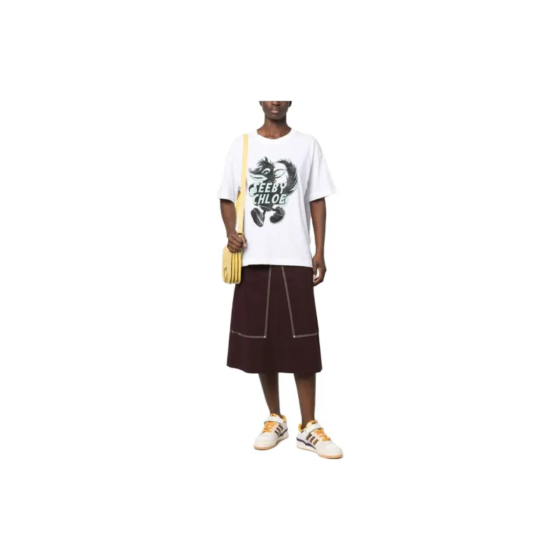 See By Chloé Logo print Short sleeve T shirt-2