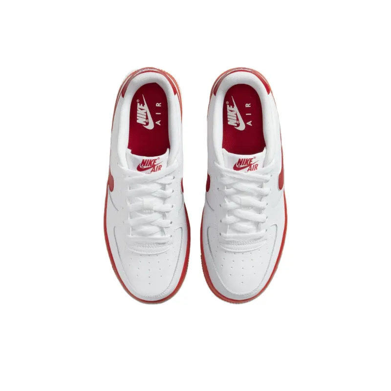 Nike Air Force 1 Low White Red Midsole GS-3