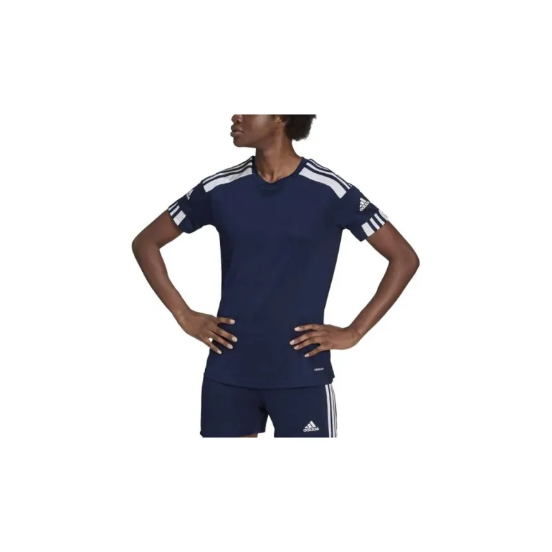 Adidas SQUADRA 21 JERSEY Soccer Jerseys Women's Marine Blue/White-2