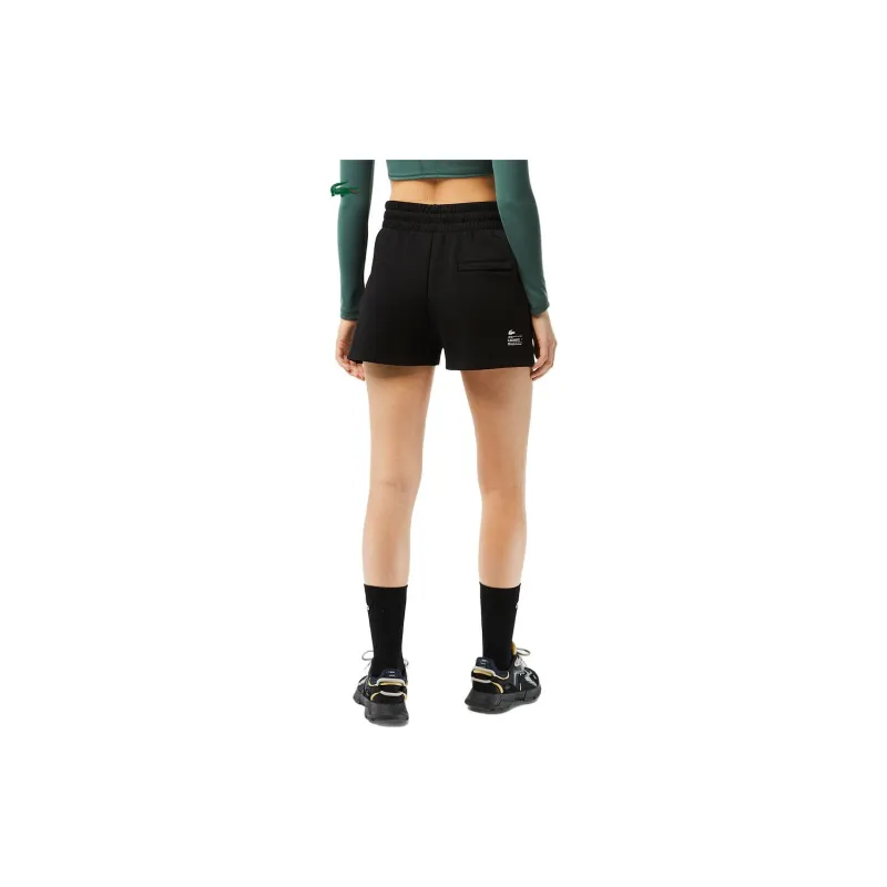LACOSTE Casual Shorts Women's Black-3