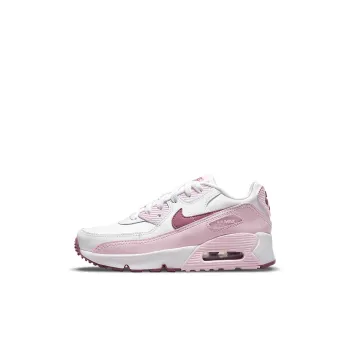 Nike Air Max 90 Kids Lifestyle Shoes Pink White Children Aged 3-7 Years Old