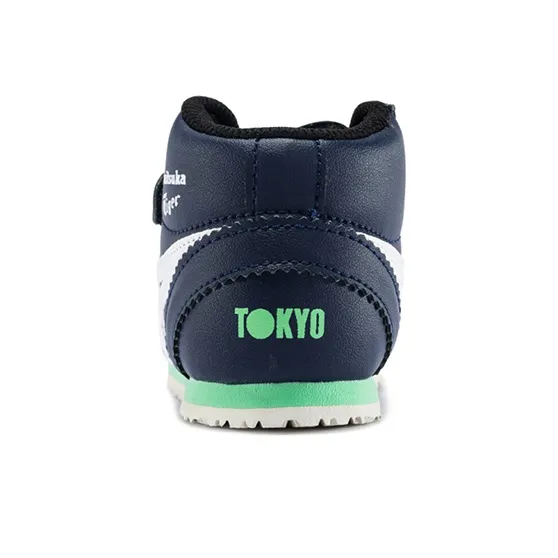 Onitsuka Tiger Mexico Mid Abrasion Resistant Mid Top Toddler Shoes Blue Infant And Toddler-3