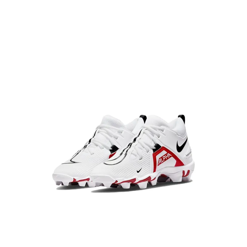 Nike Alpha Menace 3 Shark GS 'White University Red'-2